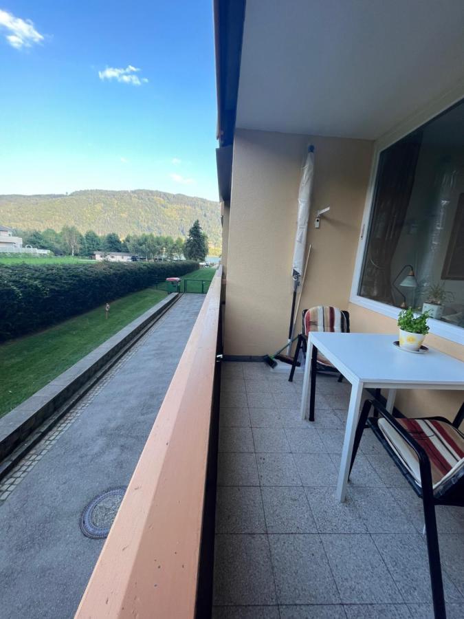 Kaernten Ossiacher See Apartment Zwei Zimmer Ferienwohnung Direkter Seezugang Strand Beheizte Schwimmhalle Bodensdorf Exterior foto